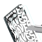 waves back phone cover | glass case for oneplus nord 4