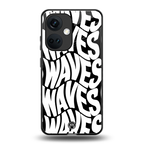 waves back phone cover | glass case for oneplus nord ce 3