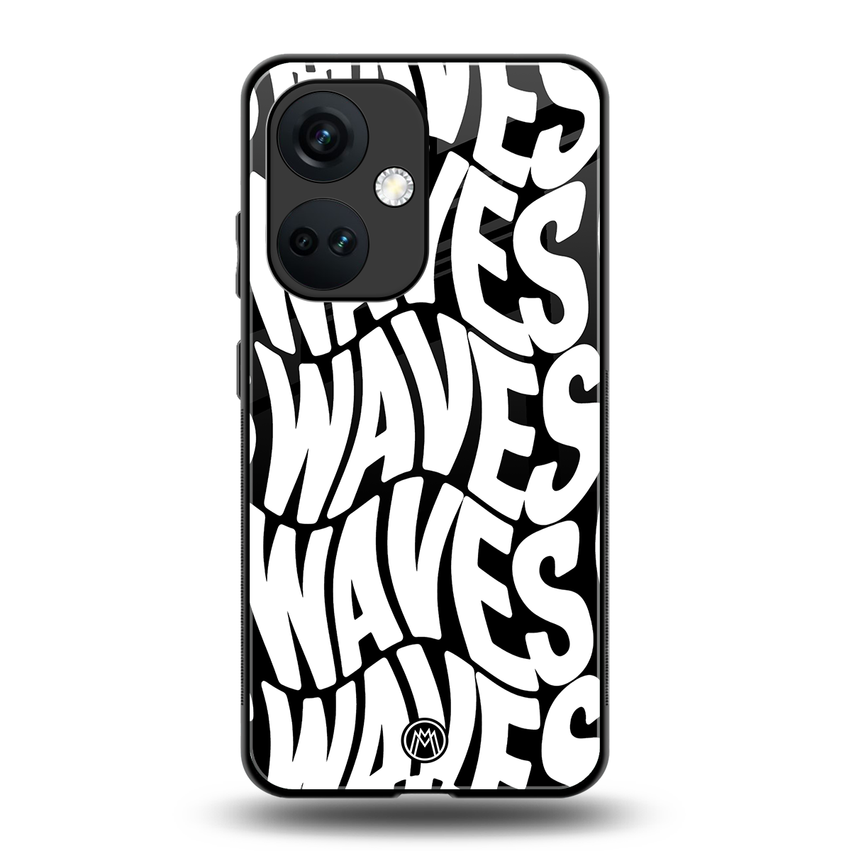 waves back phone cover | glass case for oneplus nord ce 3