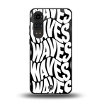 waves back phone cover | glass case for oneplus nord ce 4 lite