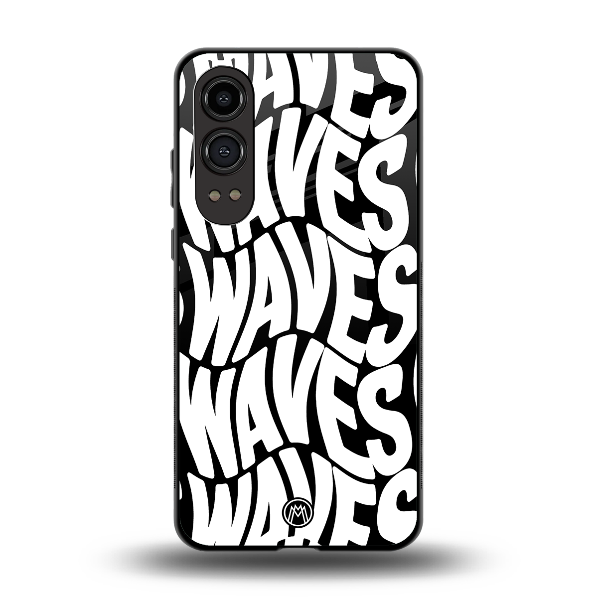 waves back phone cover | glass case for oneplus nord ce 4 lite
