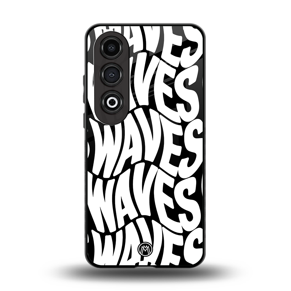 waves back phone cover | glass case for oneplus nord ce 4