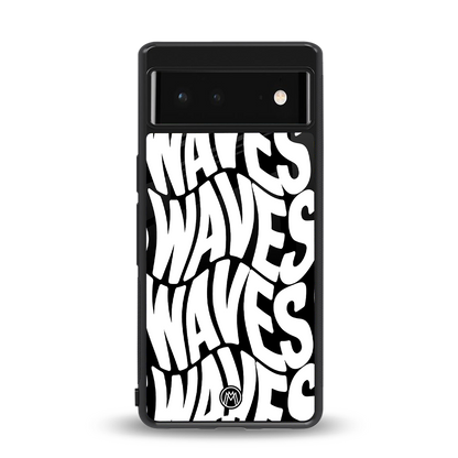 waves back phone cover | glass case for Google Pixel 6A