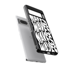 waves back phone cover | glass case for google pixel 7 pro