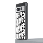 waves back phone cover | glass case for google pixel 7 pro