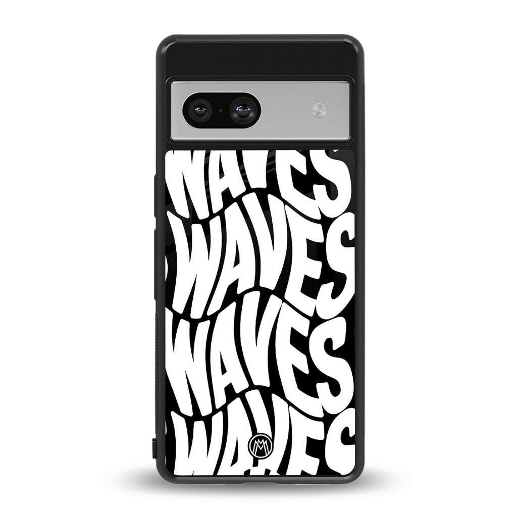 waves back phone cover | glass case for Google Pixel 7
