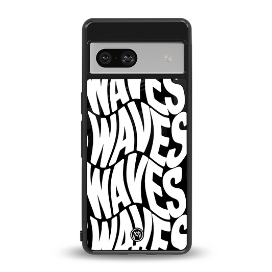 waves back phone cover | glass case for Google Pixel 7A