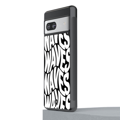waves back phone cover | glass case for Google Pixel 7