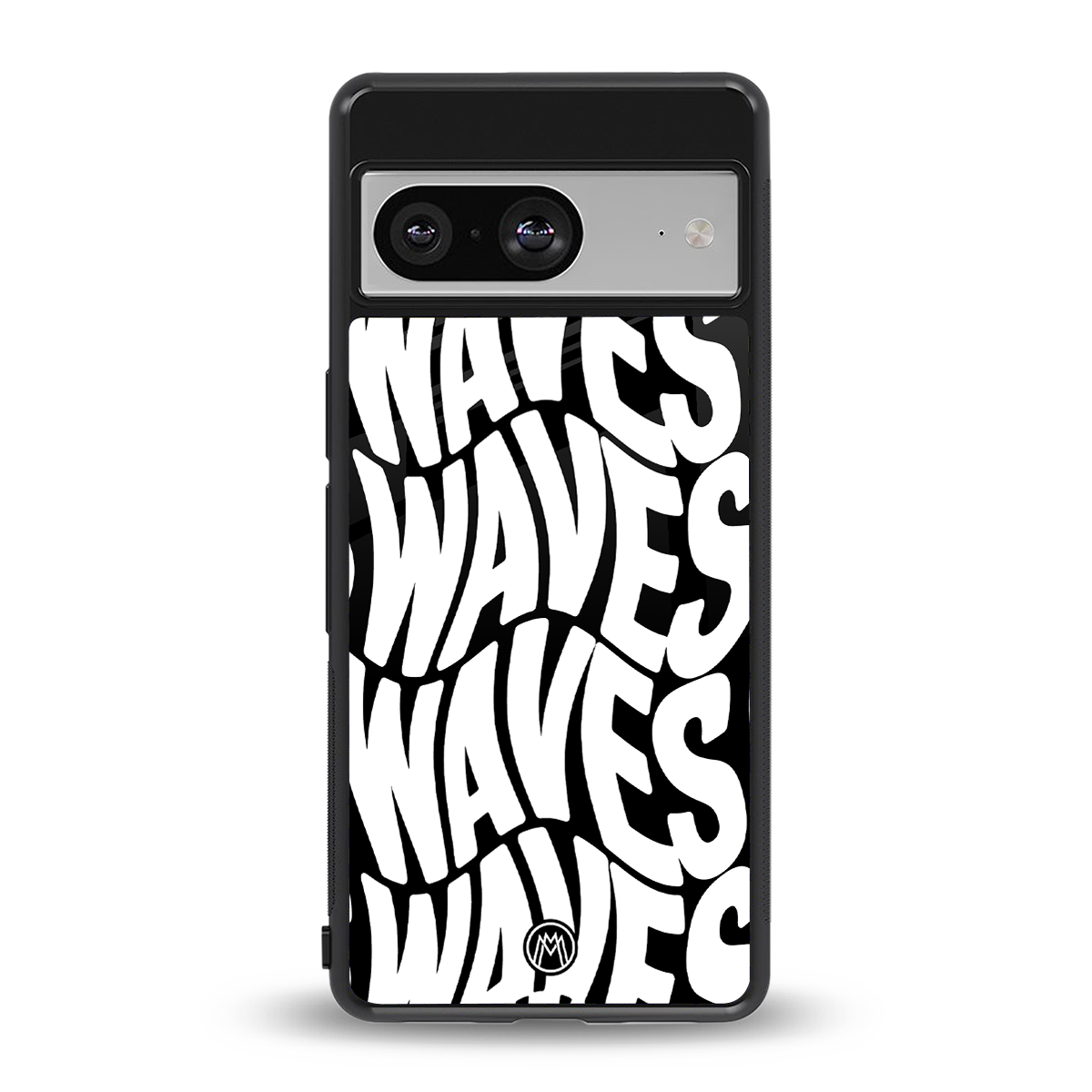 waves back phone cover | glass case for Google Pixel 8