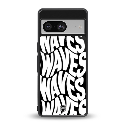 waves back phone cover | glass case for Google Pixel 8