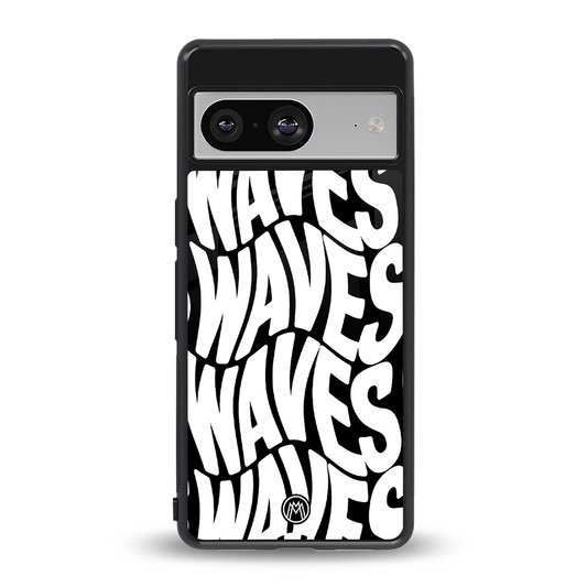 waves back phone cover | glass case for Google Pixel 8