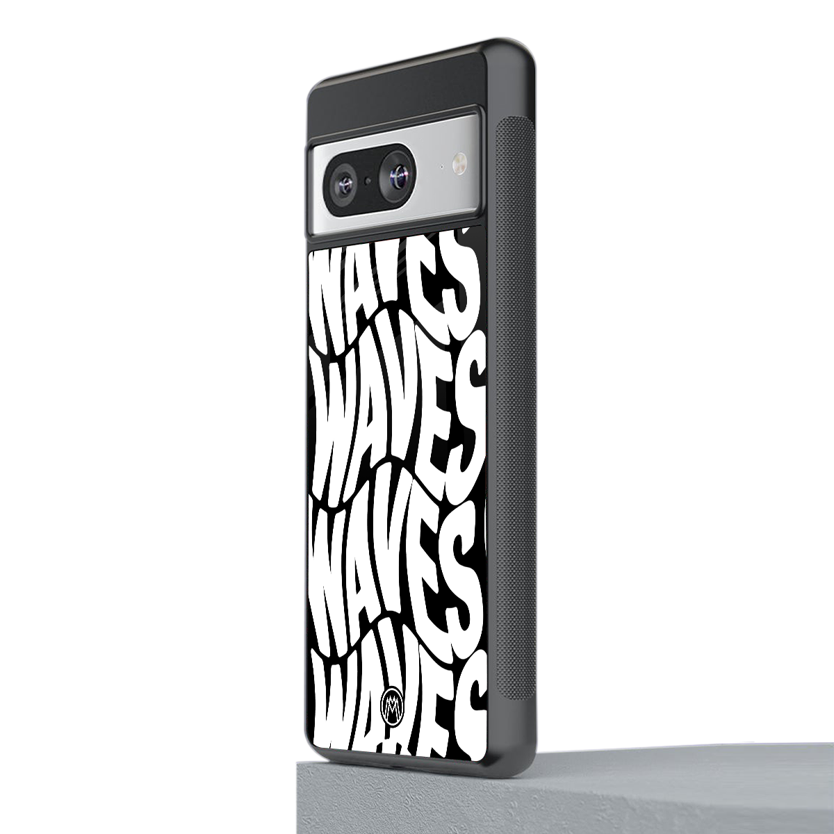 waves back phone cover | glass case for Google Pixel 8