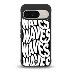 waves back phone cover | glass case for google pixel 9