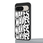 waves back phone cover | glass case for google pixel 9