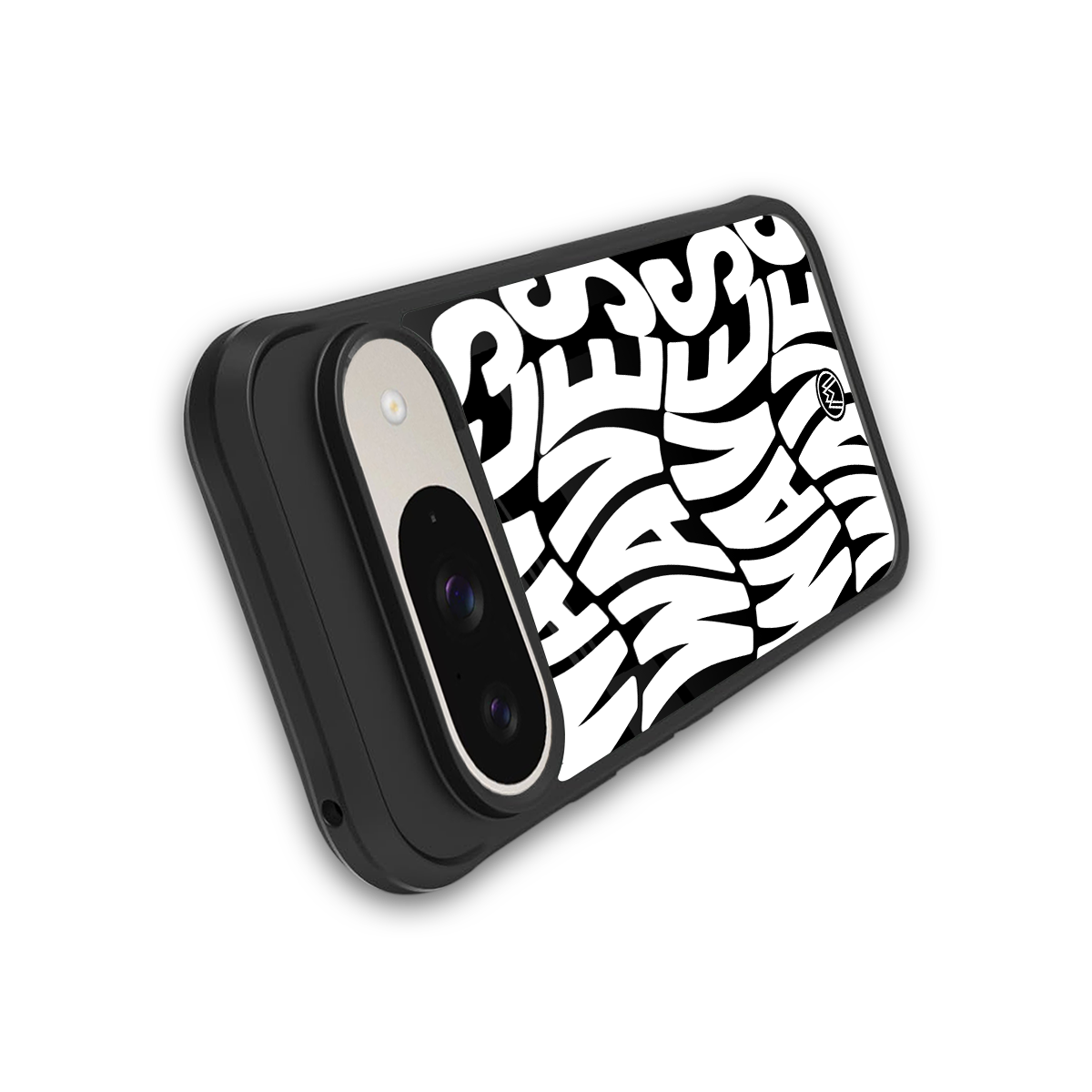 waves back phone cover | glass case for google pixel 9
