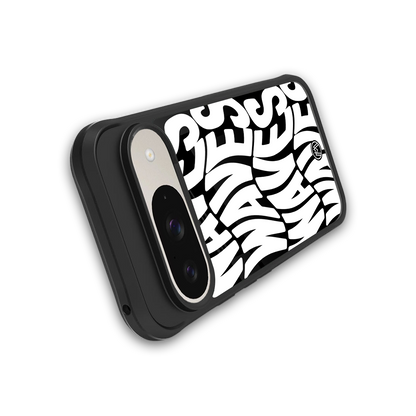 waves back phone cover | glass case for google pixel 9