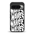 waves back phone cover | glass case for google pixel 9 pro