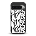 waves back phone cover | glass case for google pixel 9 pro