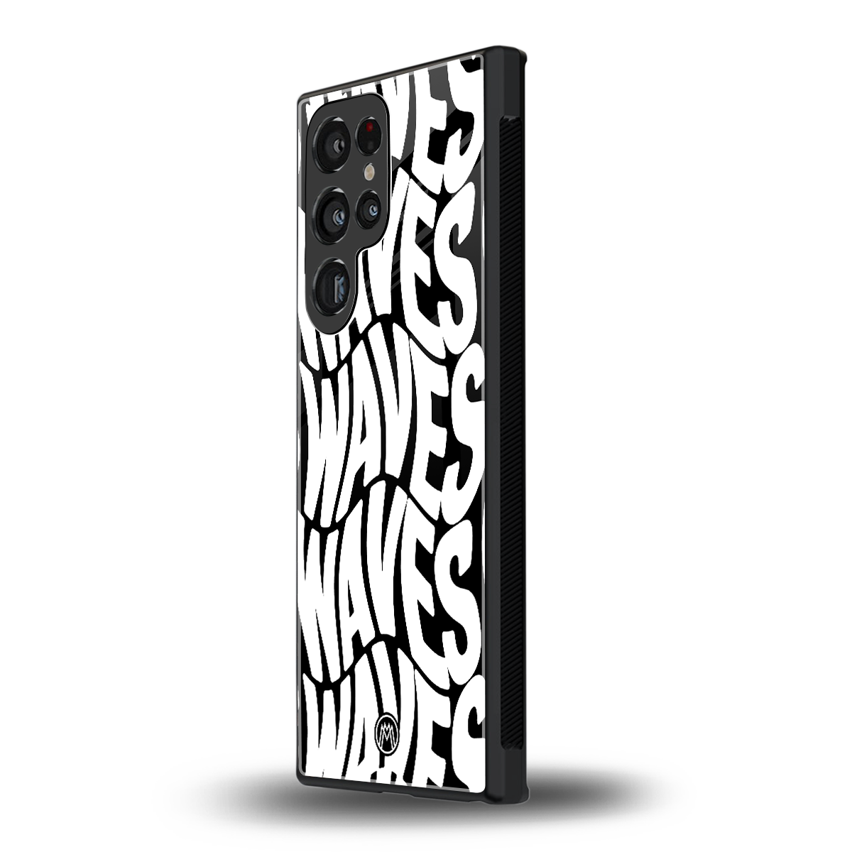 waves back phone cover | glass case for samsung galaxy s23 ultra