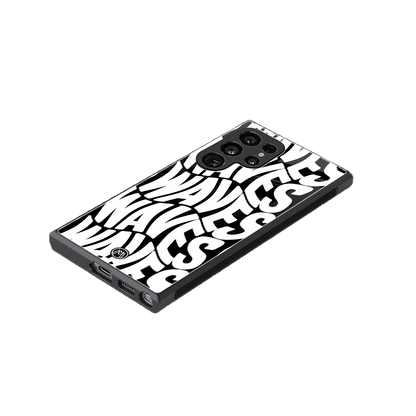 waves back phone cover | glass case for samsung galaxy s24 ultra