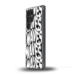 waves back phone cover | glass case for samsung galaxy s25 ultra
