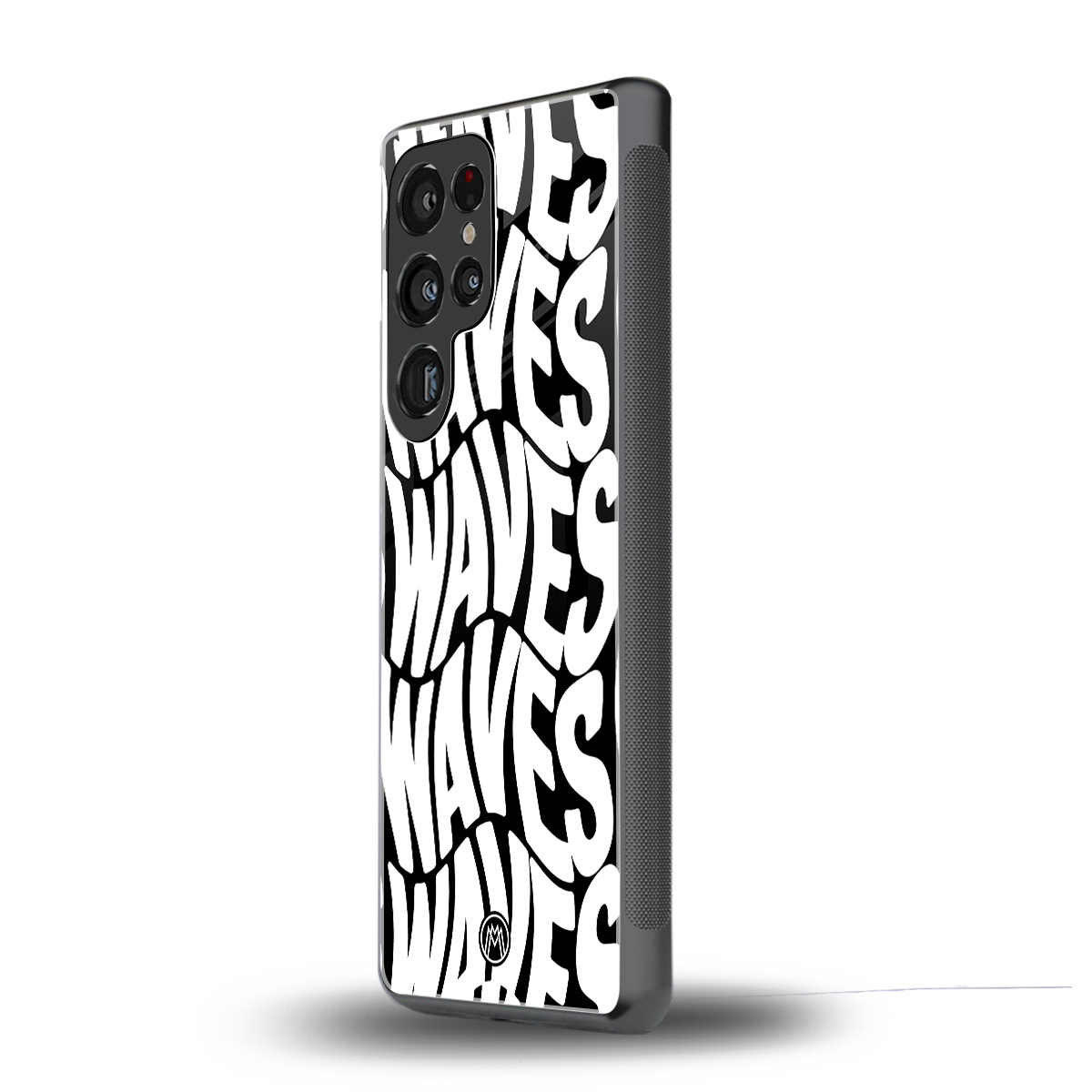 waves back phone cover | glass case for samsung galaxy s25 ultra
