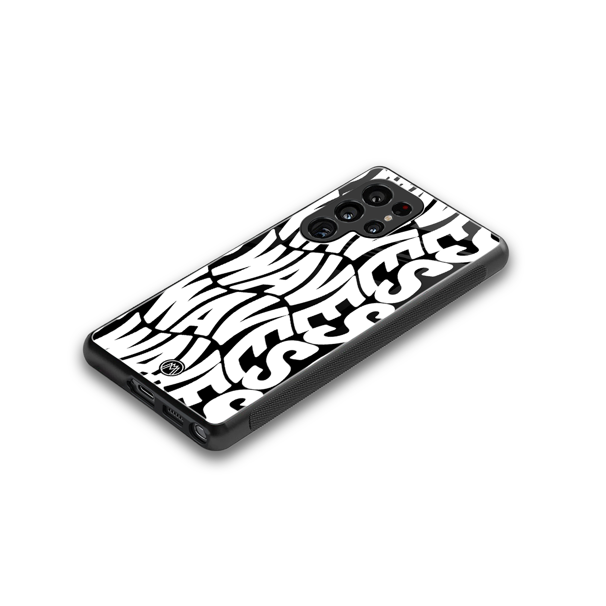 waves back phone cover | glass case for samsung galaxy s25 ultra