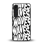 waves back phone cover | glass case for samsung galaxy s24