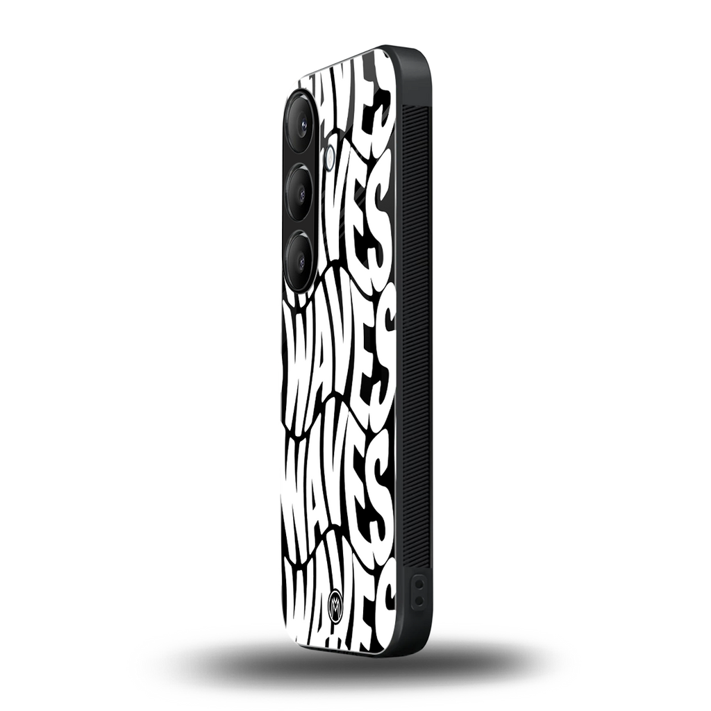 waves back phone cover | glass case for samsung galaxy s24