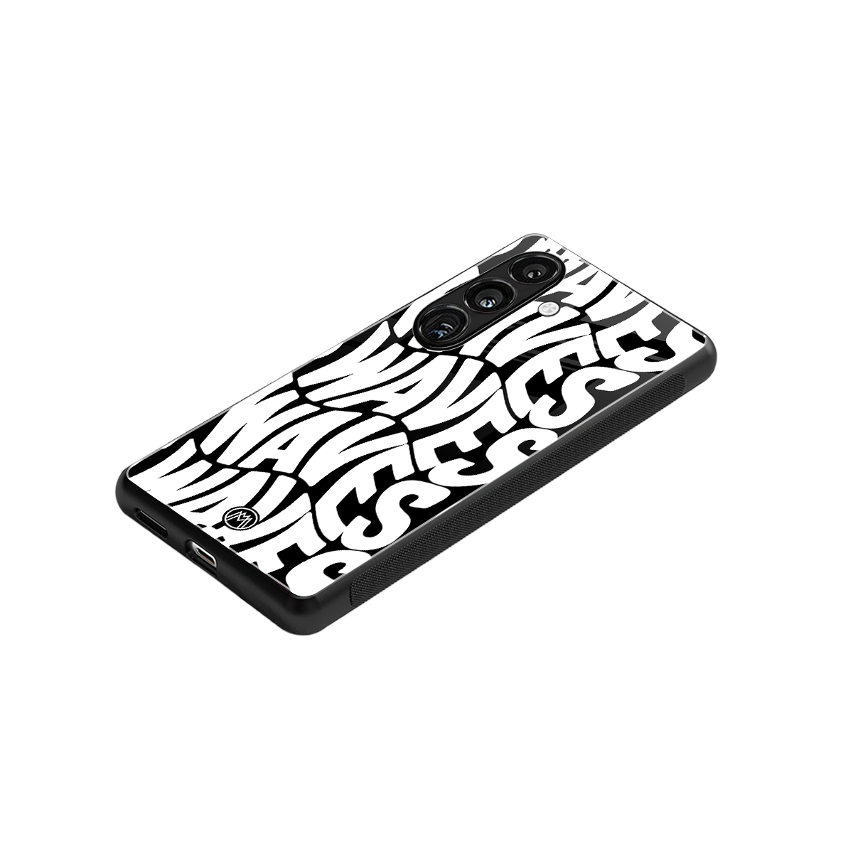 waves back phone cover | glass case for samsung galaxy s24 fe