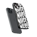 waves back phone cover | glass case for iphone 15
