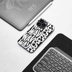 waves back phone cover | glass case for iphone 16