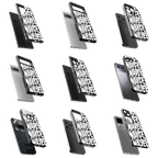 Durable Glass Back Mobile Case for iPhone, Samsung, OnePlus, Google Pixel, Redmi, Vivo, Oppo