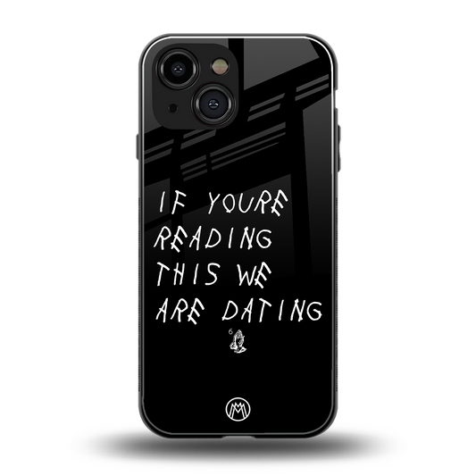 we are dating back phone cover | glass case for iphone 13 mini