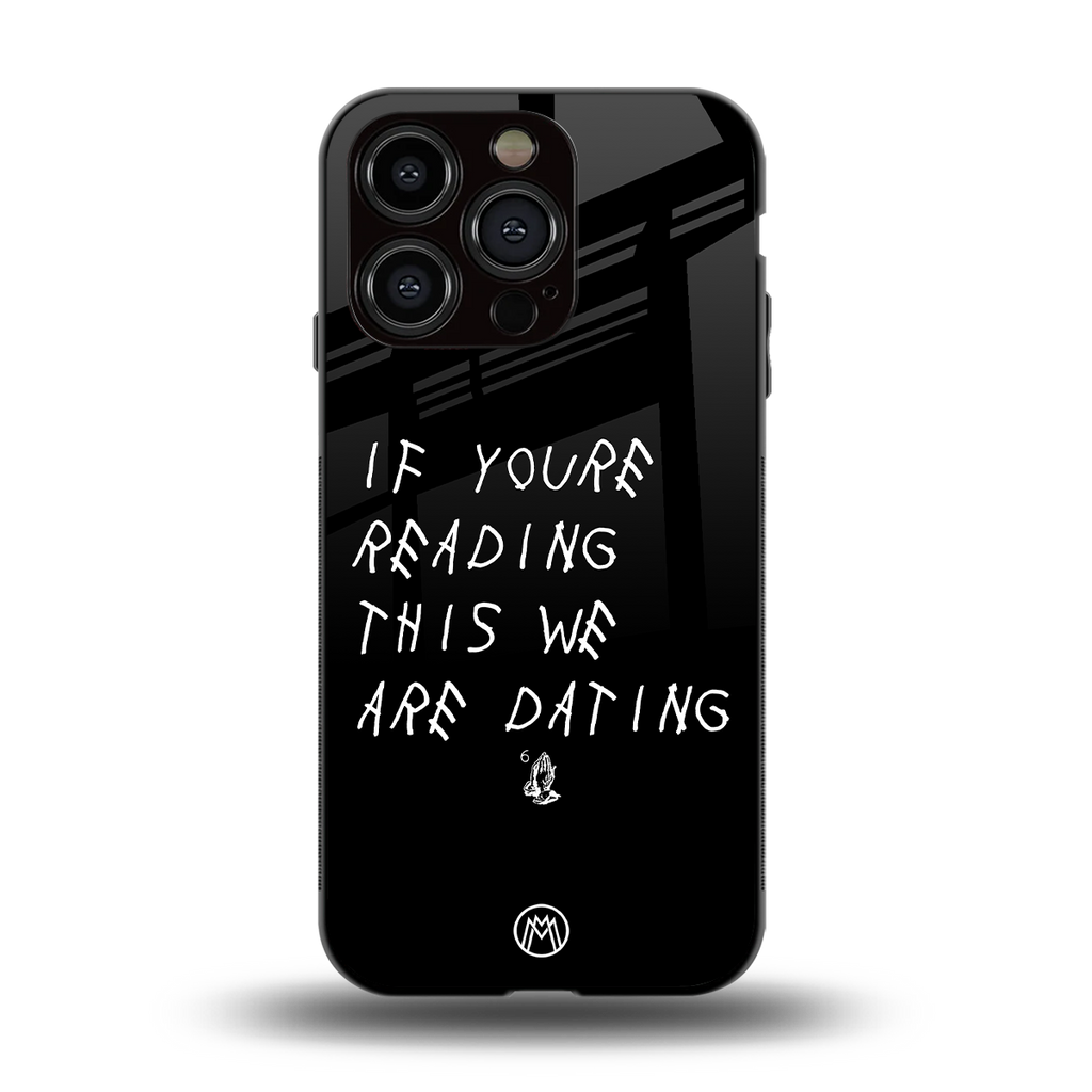 we are dating back phone cover | glass case for iphone 13 pro