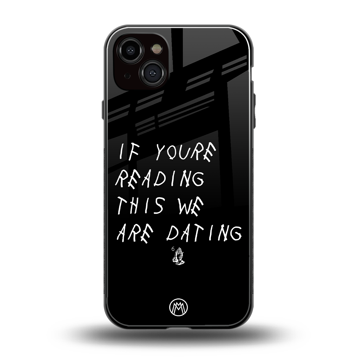 we are dating back phone cover | glass case for iphone 15 plus