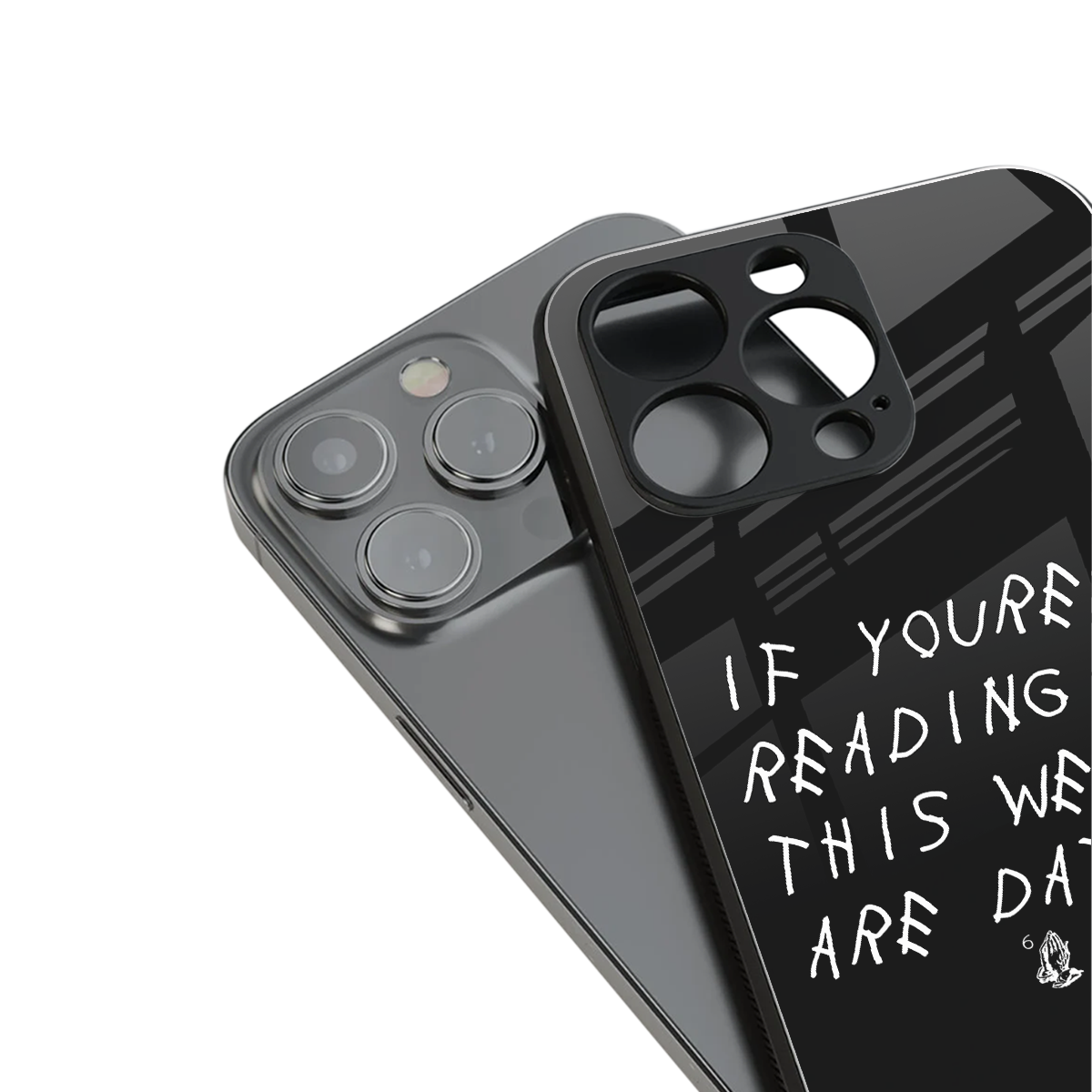 we are dating back phone cover | glass case for iphone 16 pro