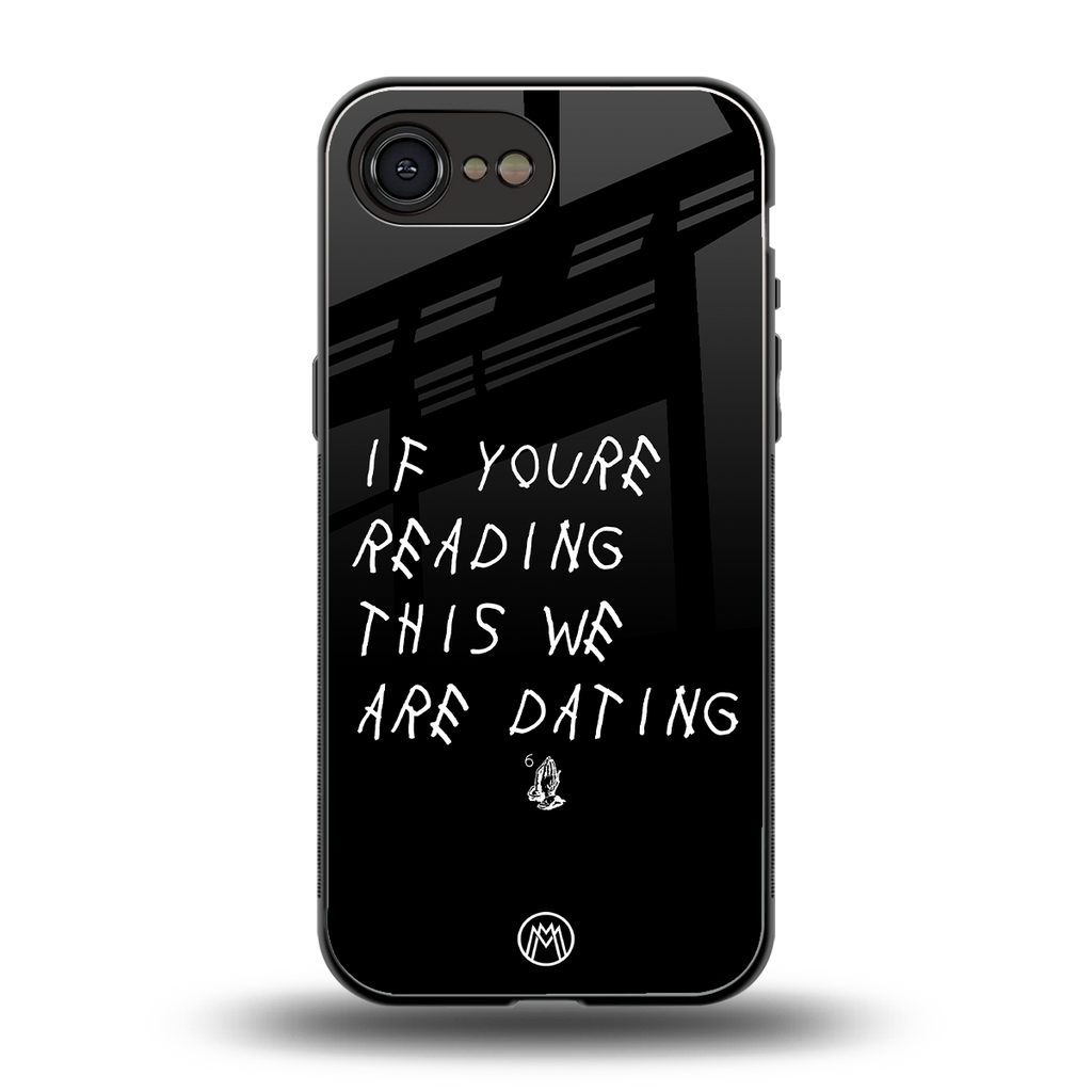 we are dating back phone cover | glass case for iphone 16e