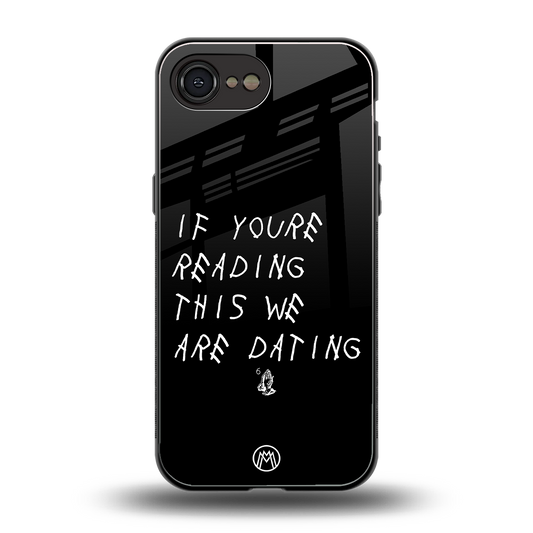 we are dating back phone cover | glass case for iphone 16e