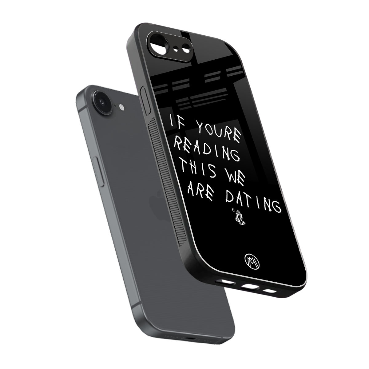 we are dating back phone cover | glass case for iphone 16e