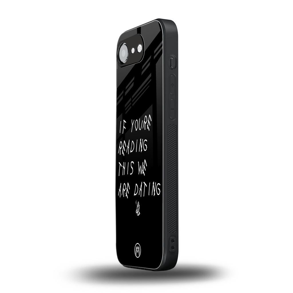 we are dating back phone cover | glass case for iphone 16e