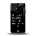 we are dating back phone cover | glass case for nothing phone 1