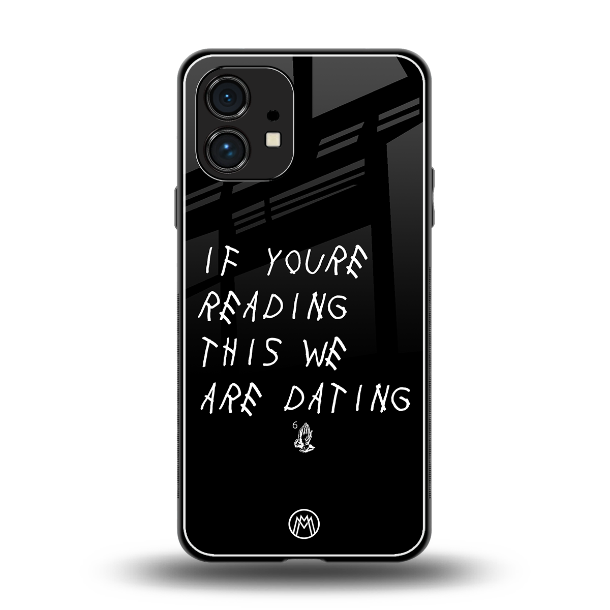 we are dating back phone cover | glass case for nothing phone 1
