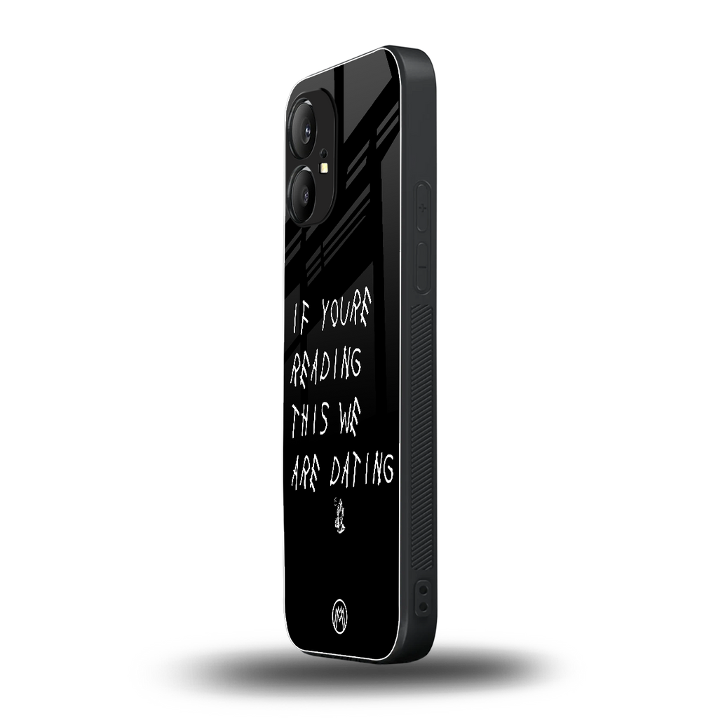 we are dating back phone cover | glass case for nothing phone 1