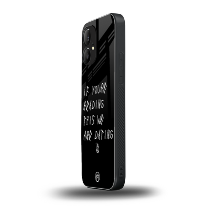 we are dating back phone cover | glass case for nothing phone 1
