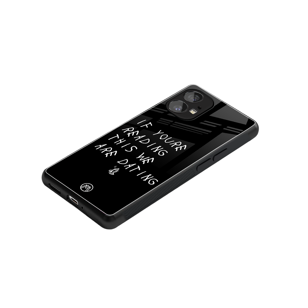 we are dating back phone cover | glass case for nothing phone 1