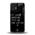 we are dating back phone cover | glass case for nothing phone 2
