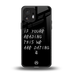 we are dating back phone cover | glass case for nothing phone 2