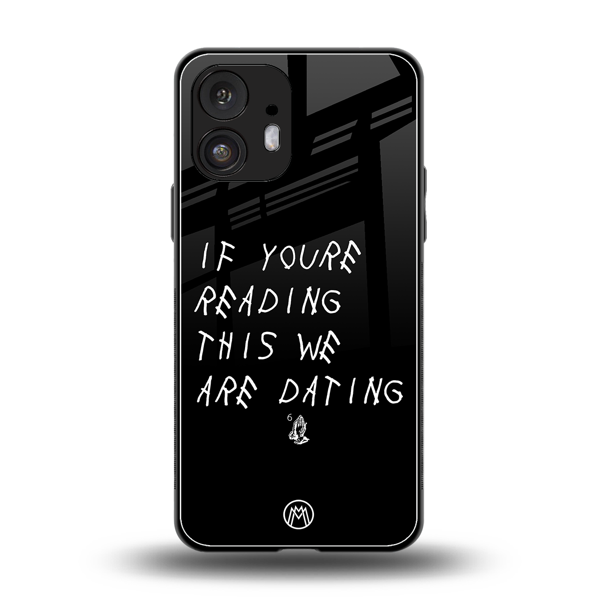 we are dating back phone cover | glass case for nothing phone 2