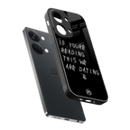 we are dating back phone cover | glass case for oneplus nord 3